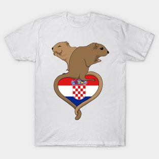 Gerbil Croatia (light) T-Shirt